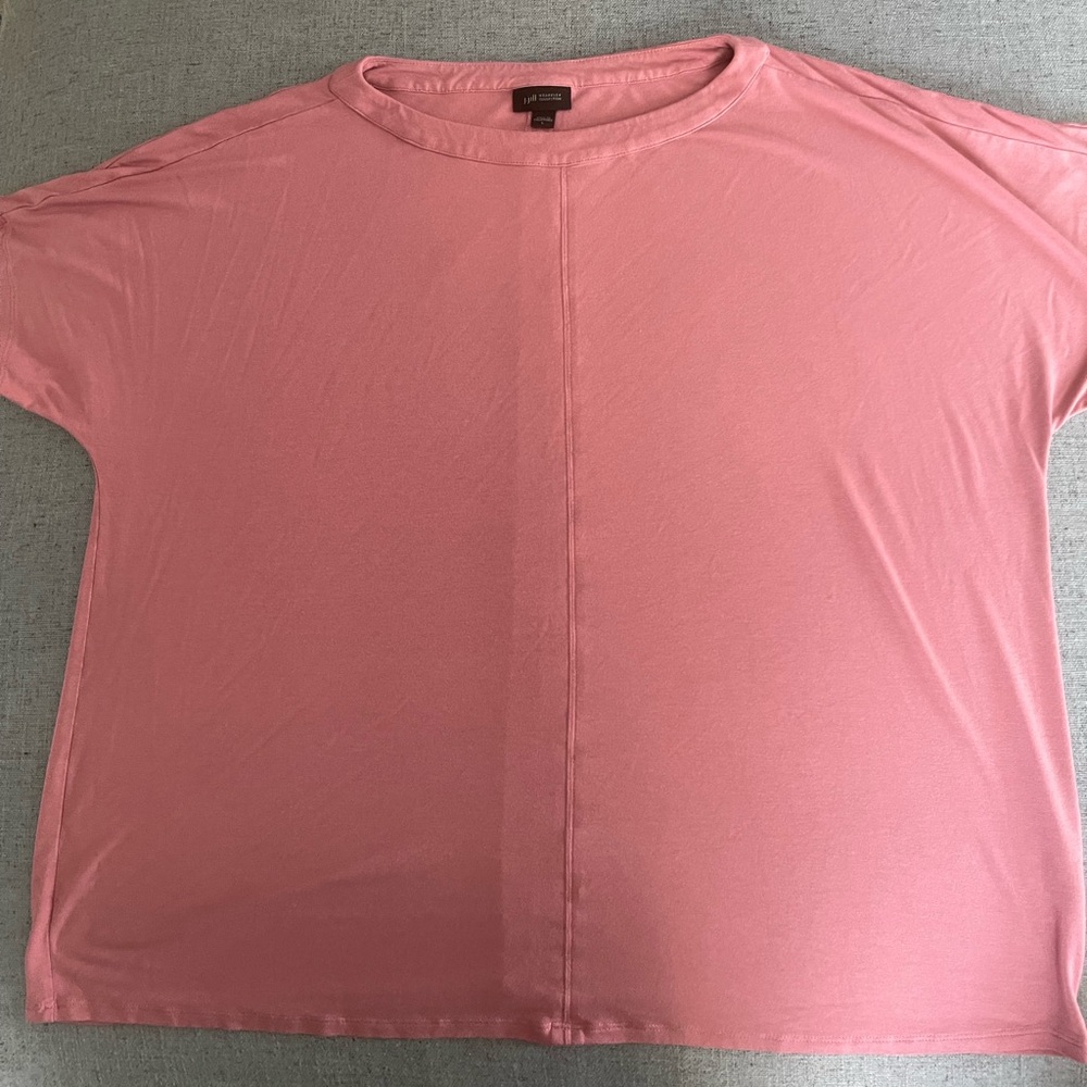 JJill Mauve, Front Seam, Large, Tshirt